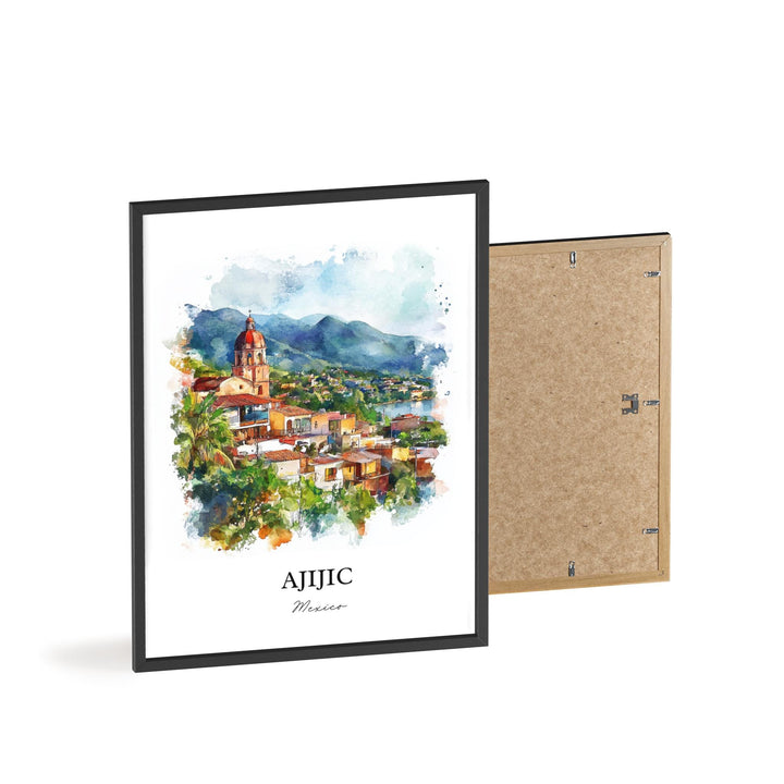 Ajijic, Mexico – Watercolor Art Print