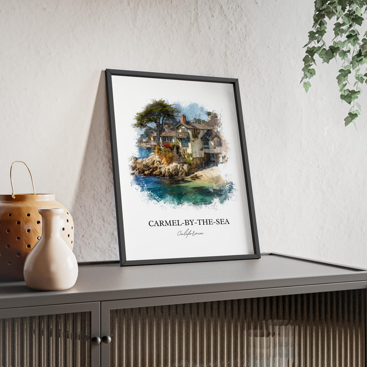Carmel-by-the-Sea, California – Watercolor Art Print