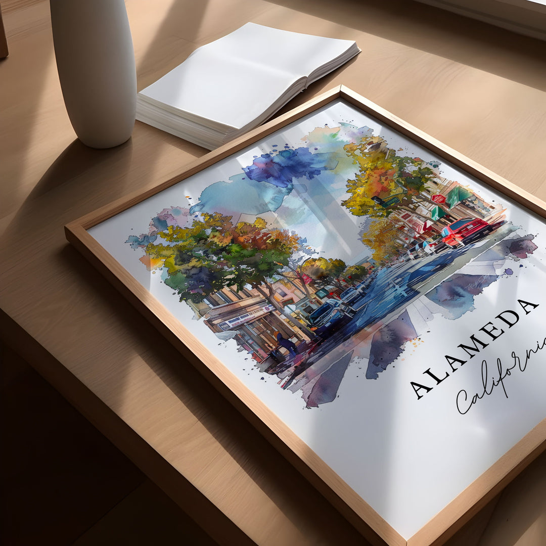 Alameda Wall Art - California Print