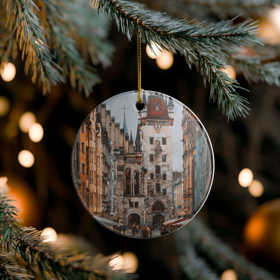 Munich Germany Ornament: Unique Munich Souvenir, Munich Xmas Decor, and Authentic Munich Germany Gift