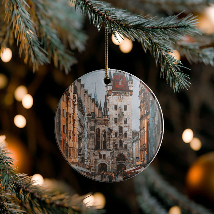 Munich Germany Ornament: Unique Munich Souvenir, Munich Xmas Decor, and Authentic Munich Germany Gift