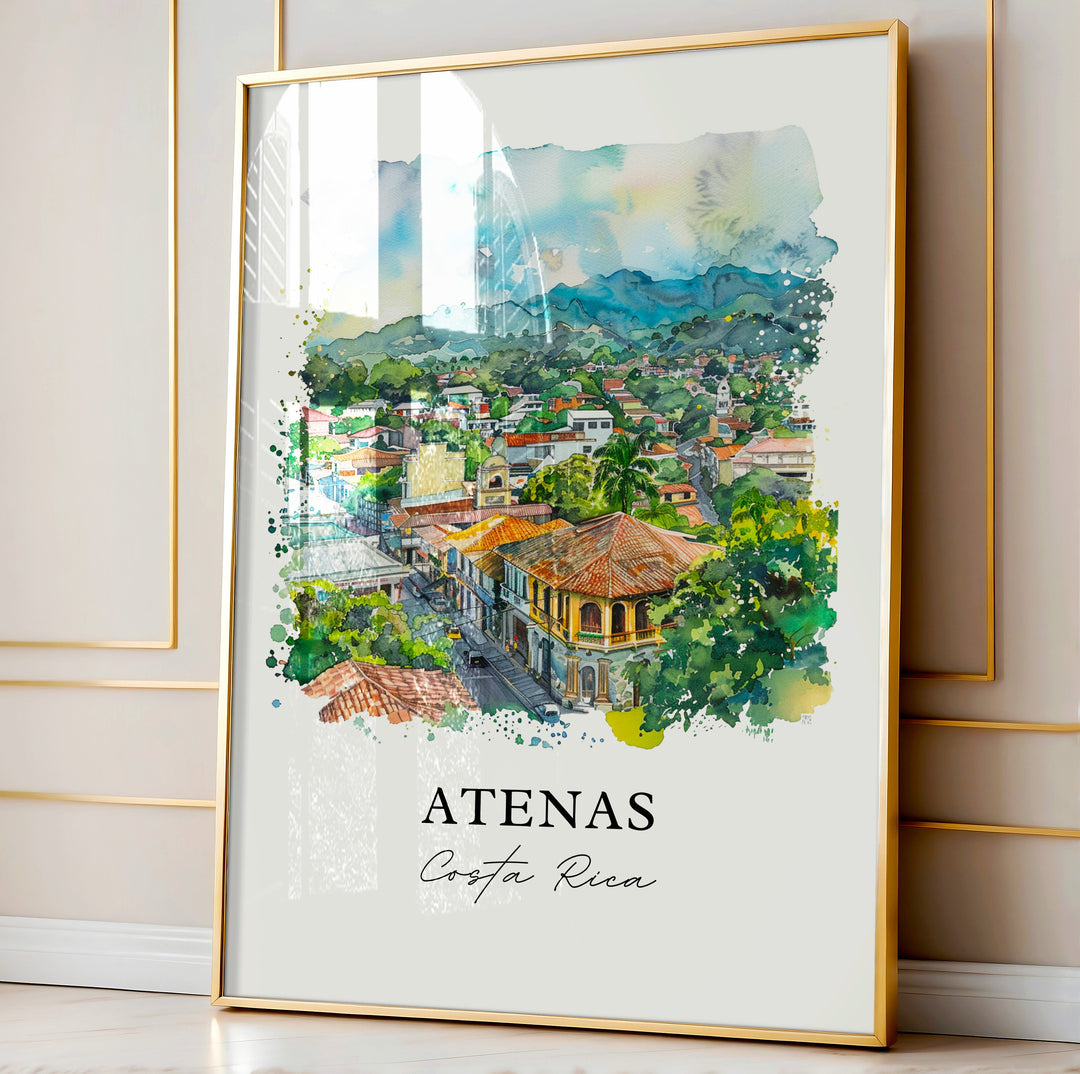 Atenas Wall Art - Costa Rica Print