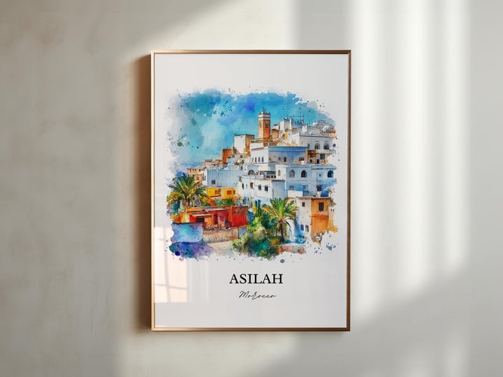 Asilah, Morocco – Watercolor Art Print