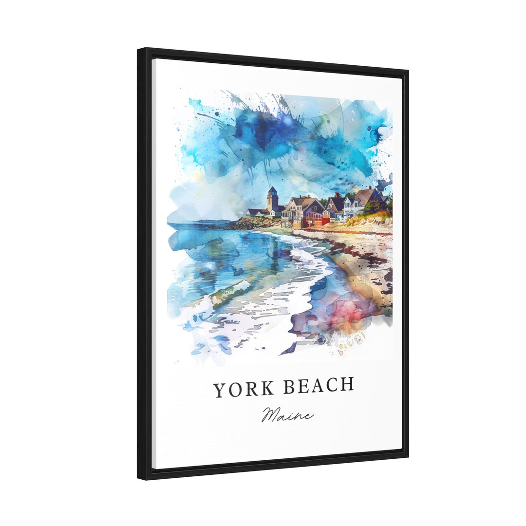 York Beach ME Art Print, York Beach Print, Kittery Wall Art, Maine Beach Gift, Travel Print, Travel Poster, Travel Gift, Housewarming Gift