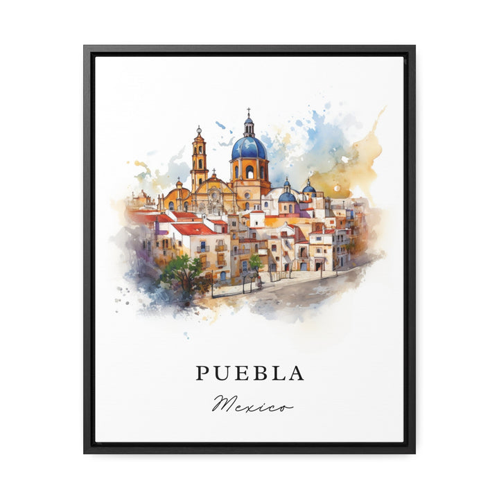 Puebla Mexico wall art - Mexico, Puebla poster, Puebla MX Wedding gift, Puebla Mexico Birthday present, Custom Text, Personalised Gift