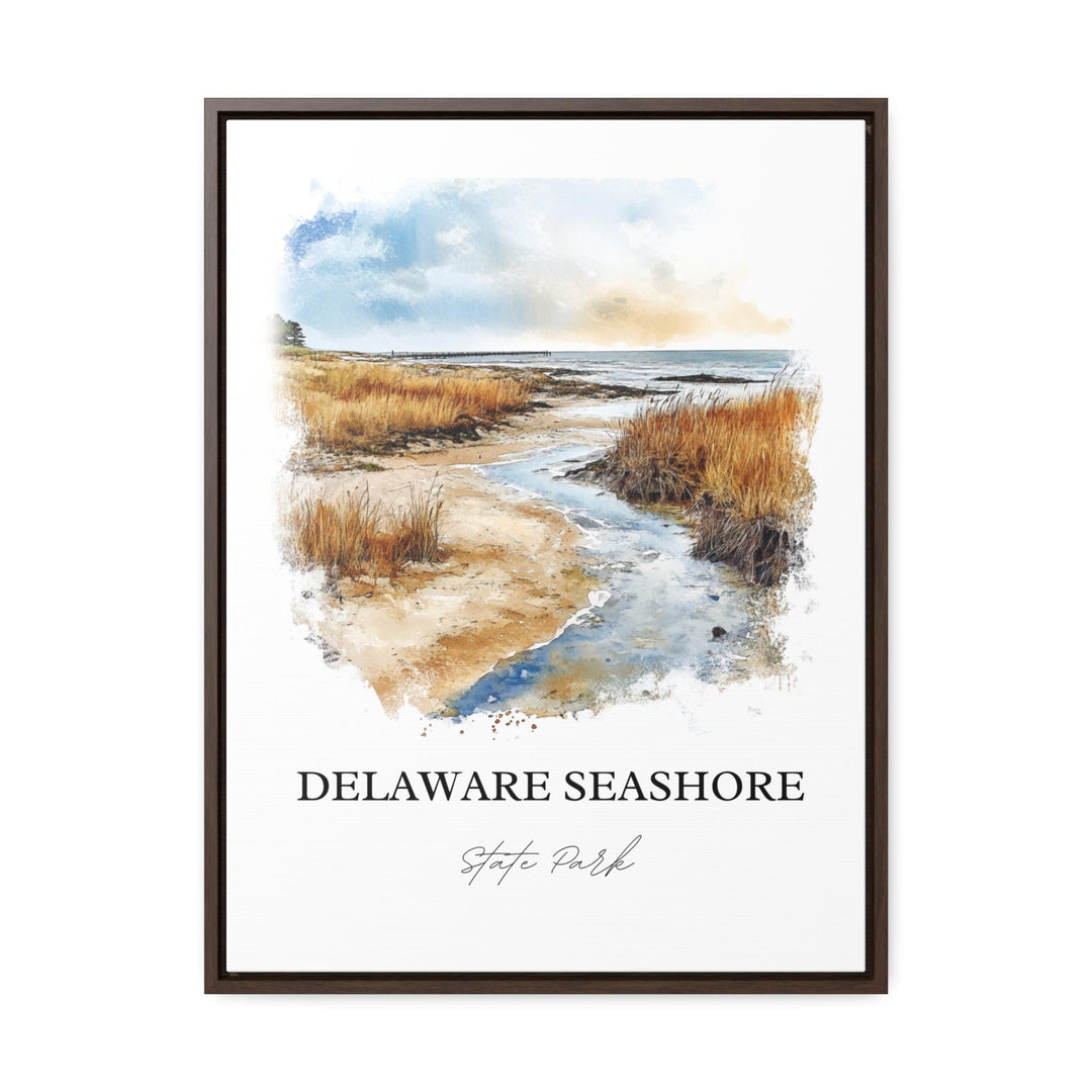 Delaware Seashore State Park Art, Rehoboth Beach Print, Reho Beach Watercolor, Delaware Gift, Travel Print, Travel Poster, Housewarming Gift