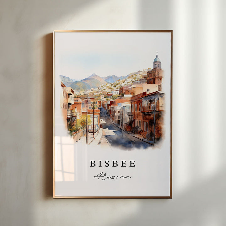 Bisbee Wall Art - Arizona Print