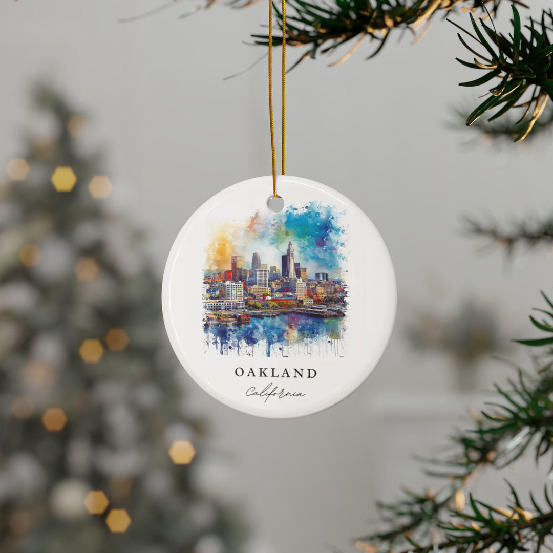 Oakland CA Ornament: Unique Oakland Souvenir, Oakland CA Decor, and Authentic Oakland Cali Gift