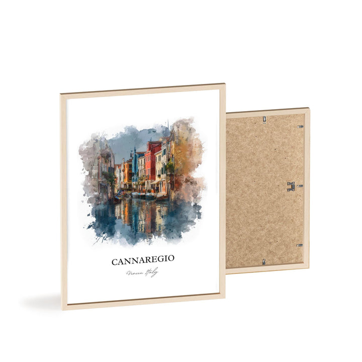 Cannaregio Wall Art, Venice Italy Print, Venice Italy Watercolor Art, Venice Italy Gift, Italy Print, Travel Poster, Housewarming Gift