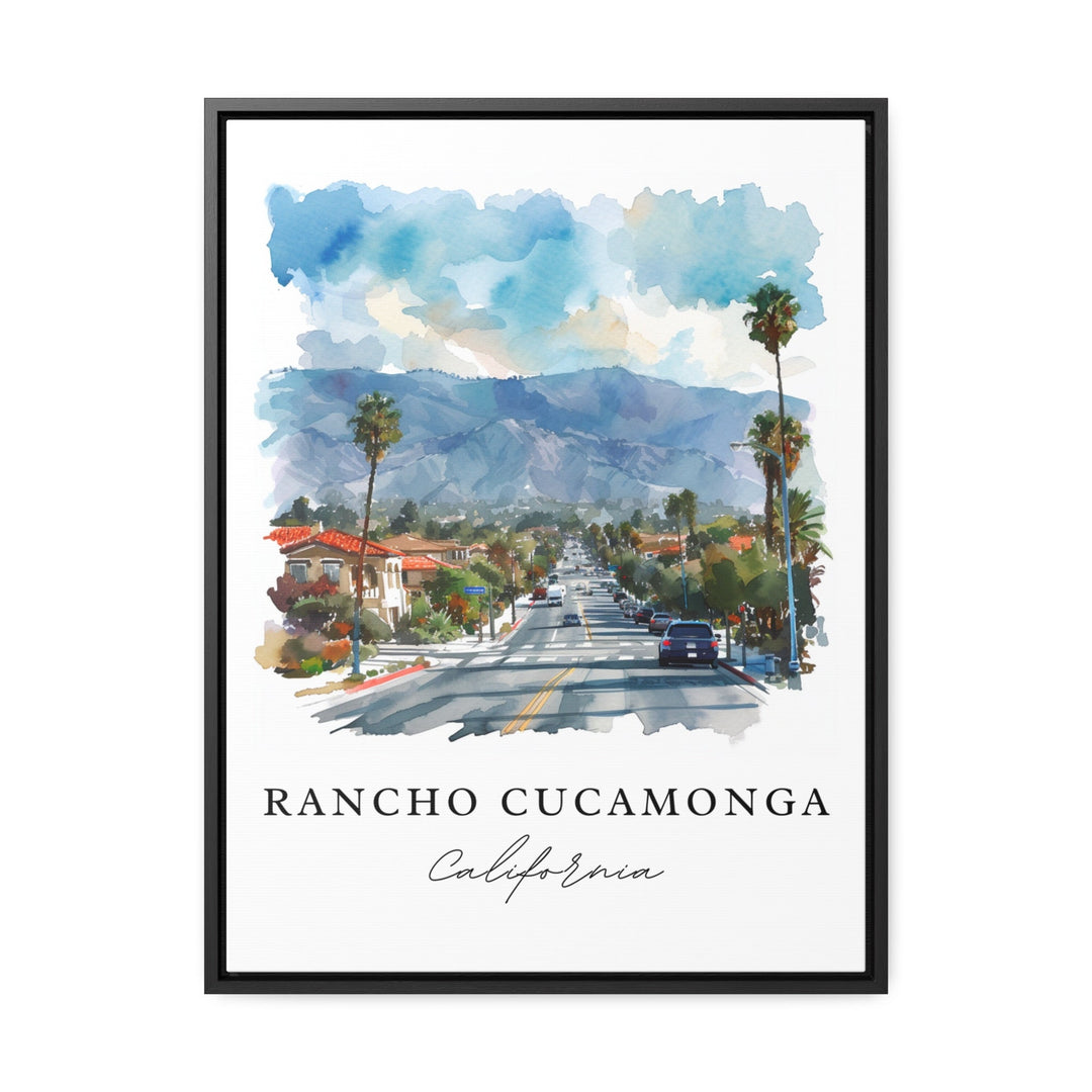 Rancho Cucamonga Art, California Print, Rancho Cucamonga Wall Art, LA Gift, Travel Print, Travel Poster, Travel Gift, Housewarming Gift