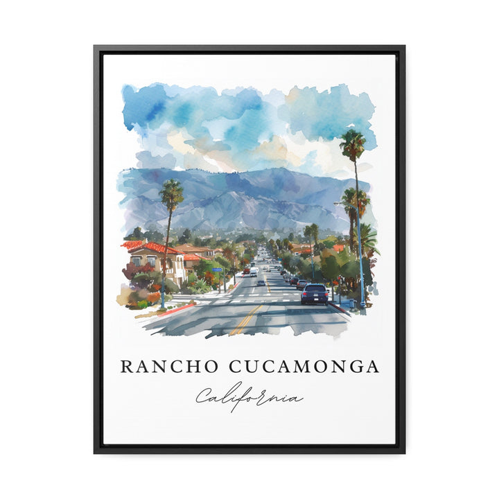 Rancho Cucamonga Art, California Print, Rancho Cucamonga Wall Art, LA Gift, Travel Print, Travel Poster, Travel Gift, Housewarming Gift