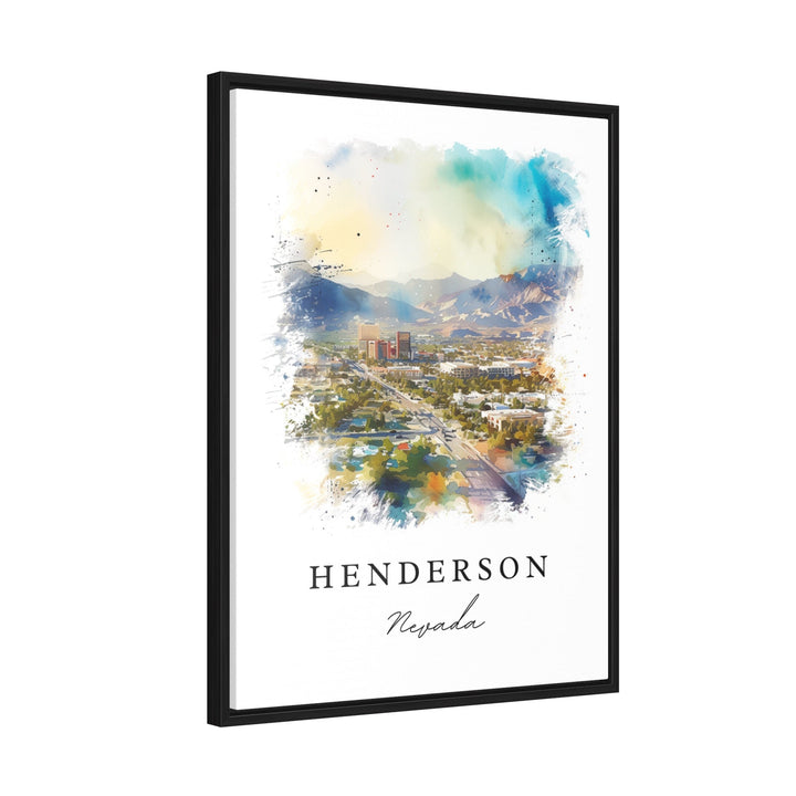 Henderson NV wall art - Nevada, Henderson print, Henderson Nevada Wedding gift, Birthday present, Custom Text, Perfect Gift