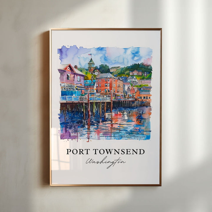 Port Townsend, USA – Watercolor Art Print