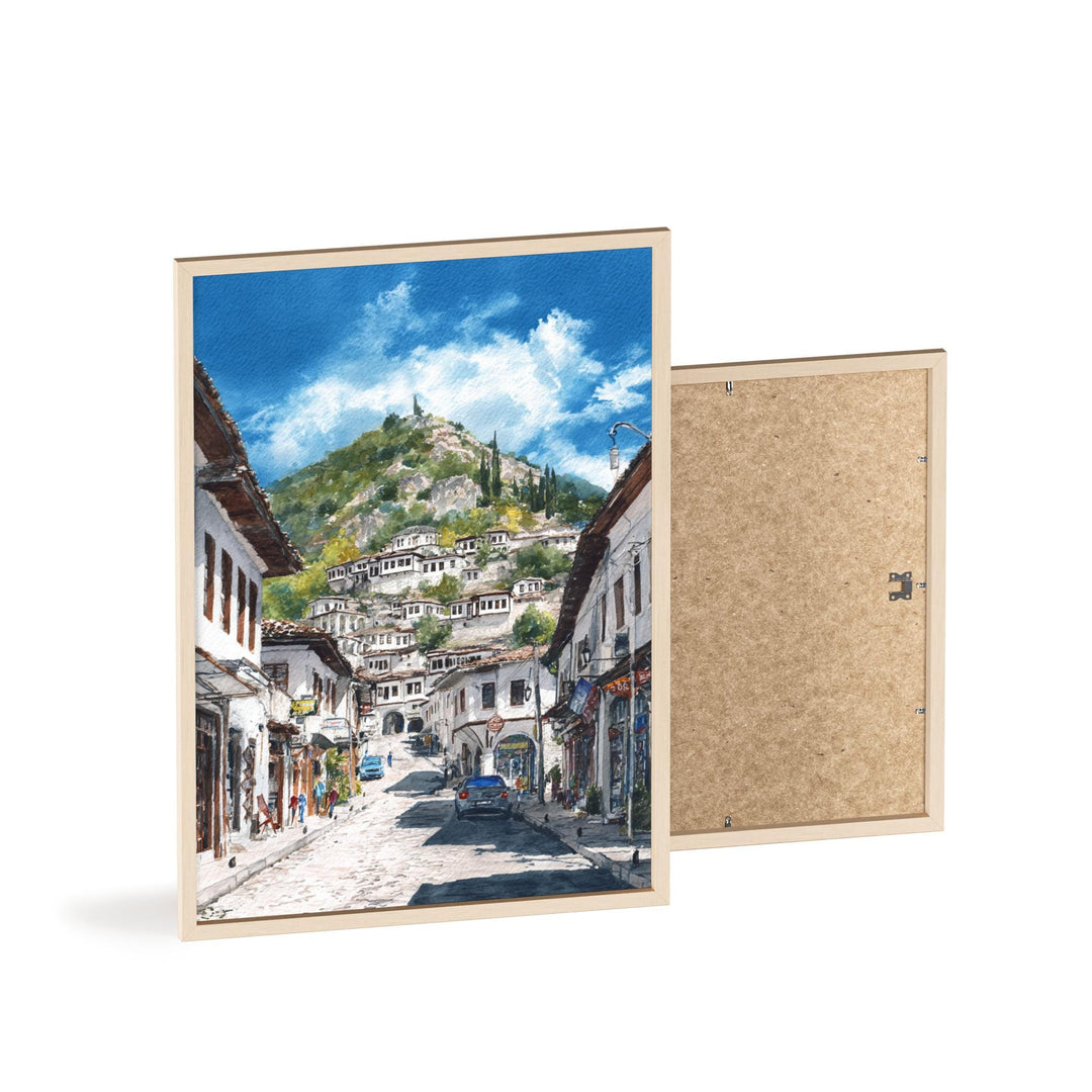 Berat, Albania – Watercolor Art Print