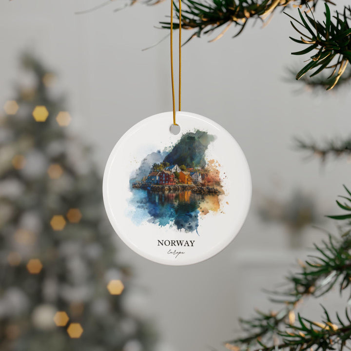 Norway Ornament: Unique Norway Souvenir, Norway Xmas Decor, and Authentic Norway Country Gift