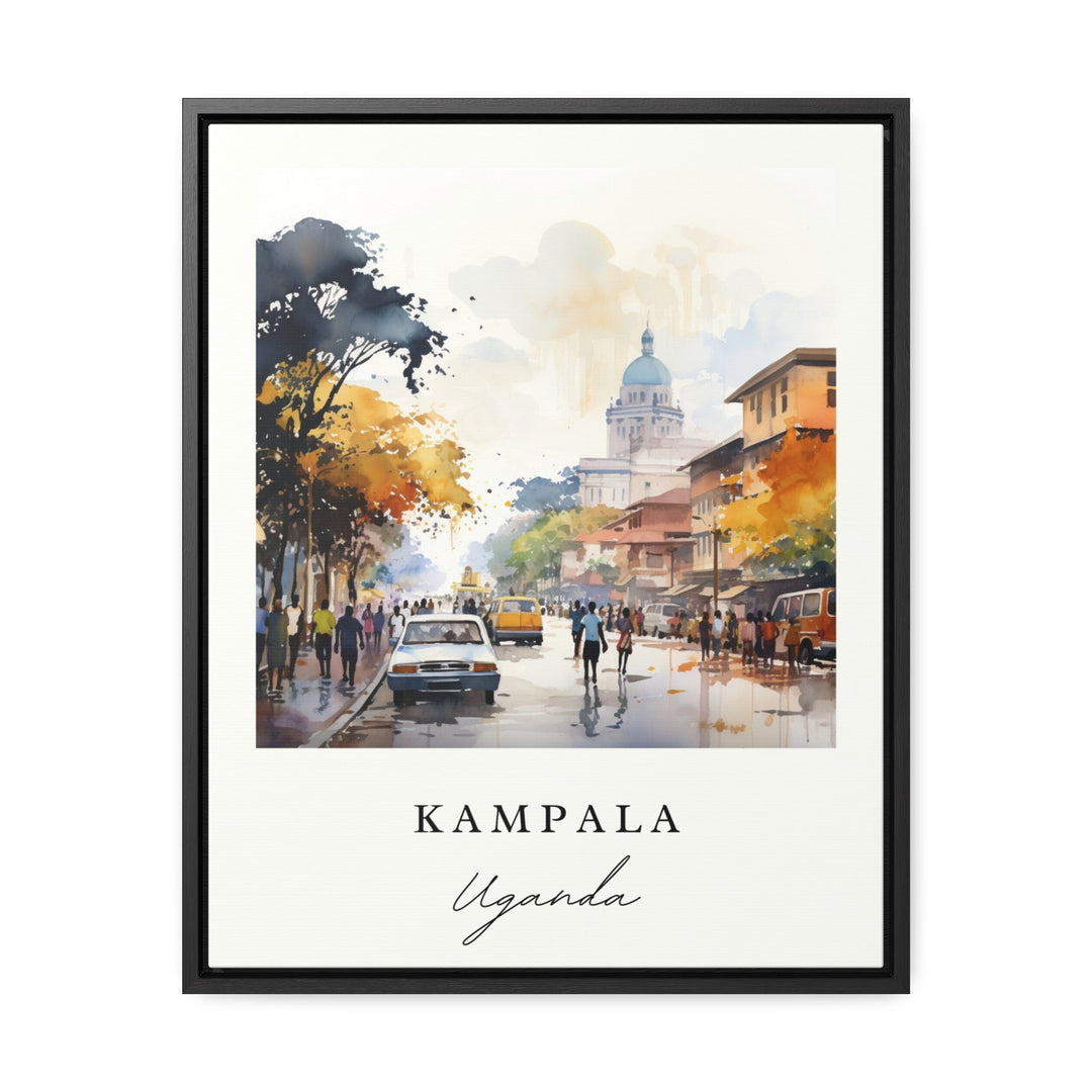 Kampala wall art - Uganda, Kampala poster, Kampala Wedding gift, Uganda Birthday present, Custom Text, Personalised Gift