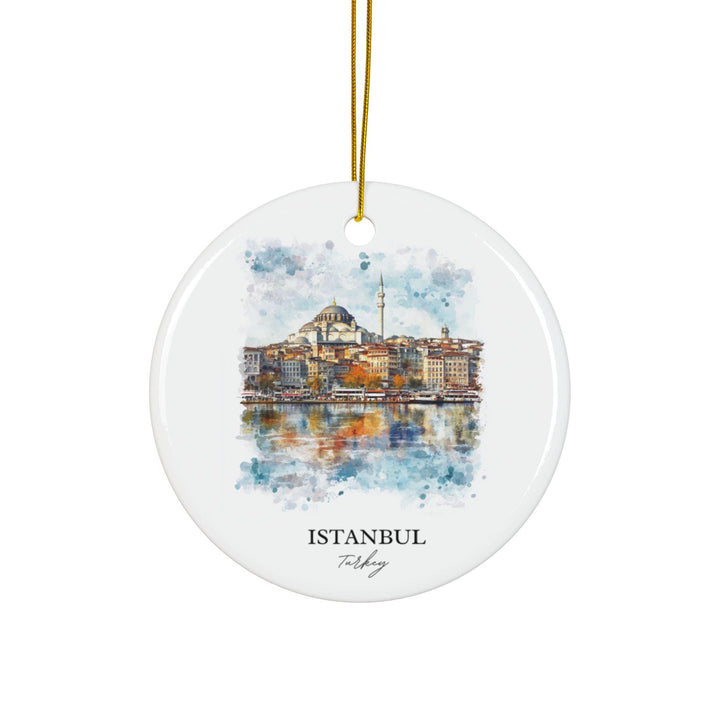 Istanbul Turkey Ornament: Unique Istanbul Souvenir, Istanbul Xmas Decor, and Authentic Istanbul Gift