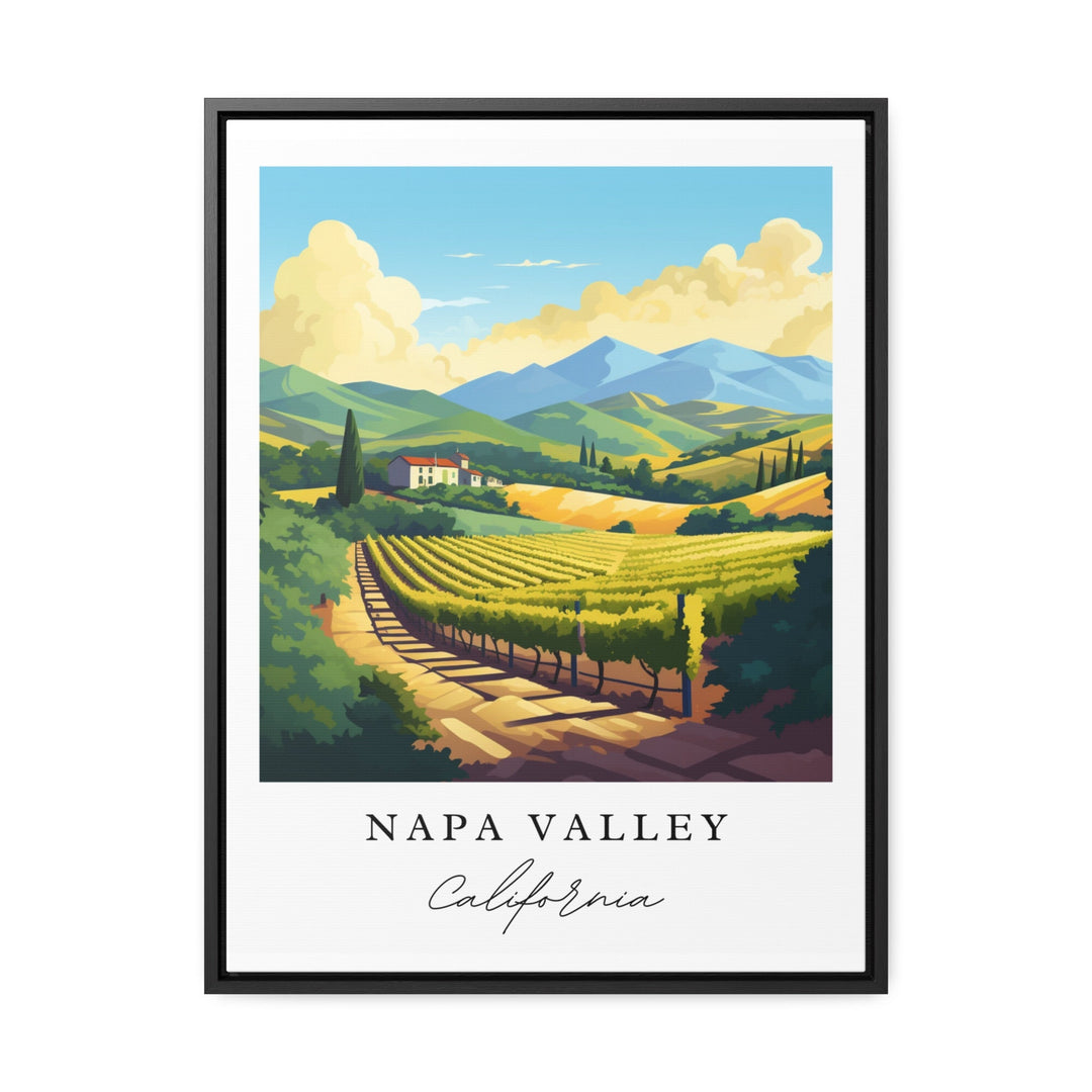 Napa Valley CA wall art - Wine Country, Napa Valley Cali poster, Napa Valley Wedding gift, Birthday present, Custom Text, Personalised Gift