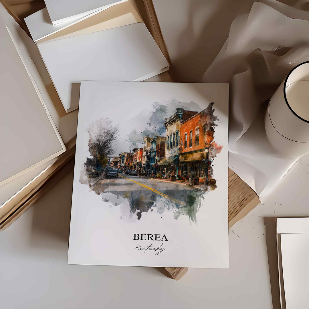 Berea, Kentucky – Watercolor Art Print