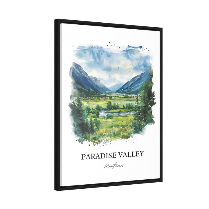 Paradise Valley MT Art, Yellowstone River Print, Montana Artwork, Paradise Valley Gift, Travel Print, Travel Poster, Housewarming Gift