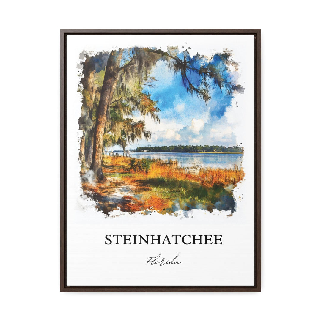 Steinhatchee, Florida, USA – Watercolor Art Print