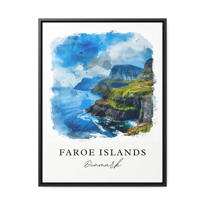 Faroe Islands Wall Art, Denmark Print, Faroe Denmark Wall Art, Denmark Gift, Travel Print, Travel Poster, Travel Gift, Housewarming Gift