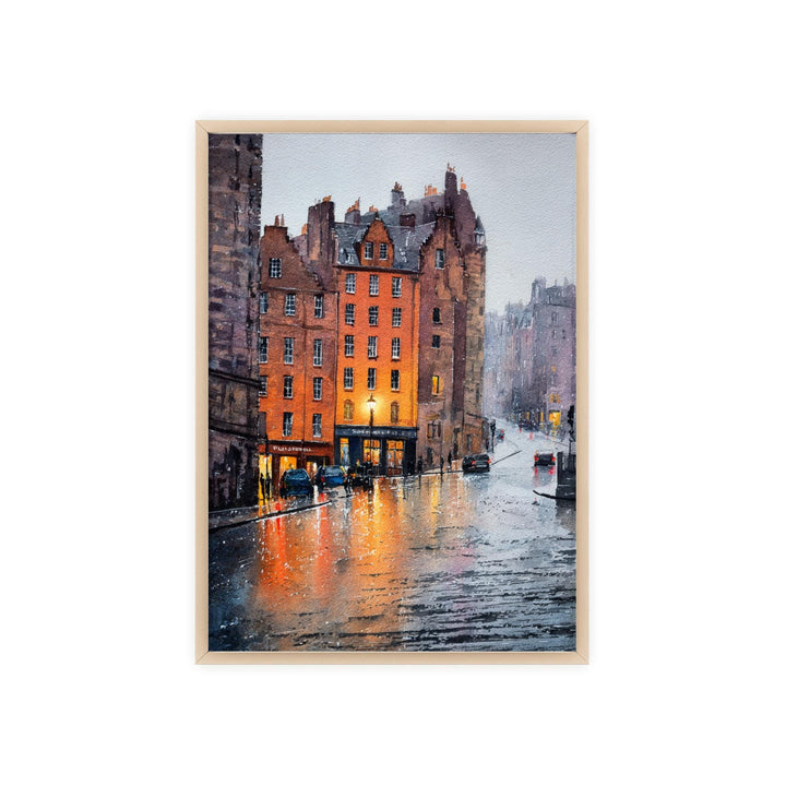 Edinburgh, Scotland – Watercolor Art Print