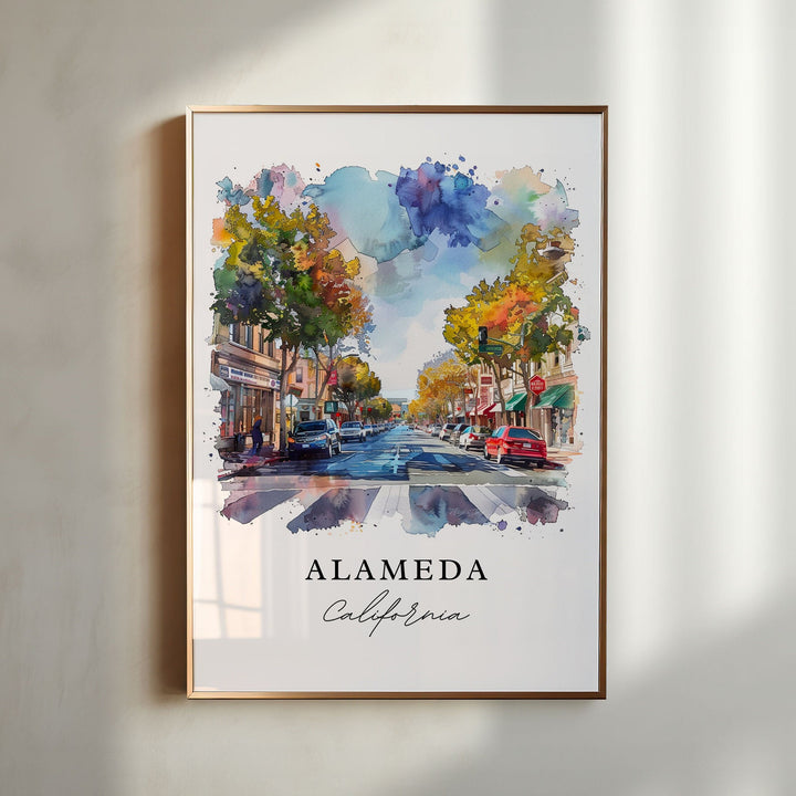 Alameda Wall Art - California Print