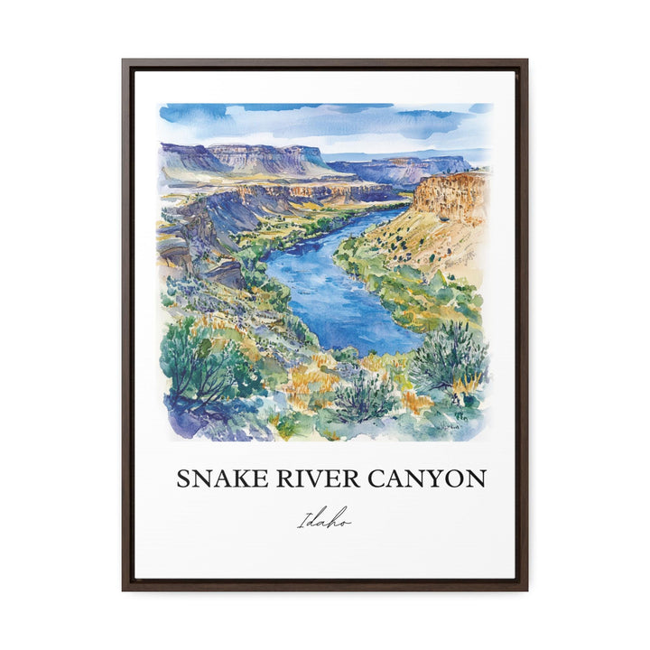 Snake River Idaho Art, Columbia River Idaho Print, Idaho Artwork, Snake River Canyon Gift, Travel Print, Travel Poster, Housewarming Gift