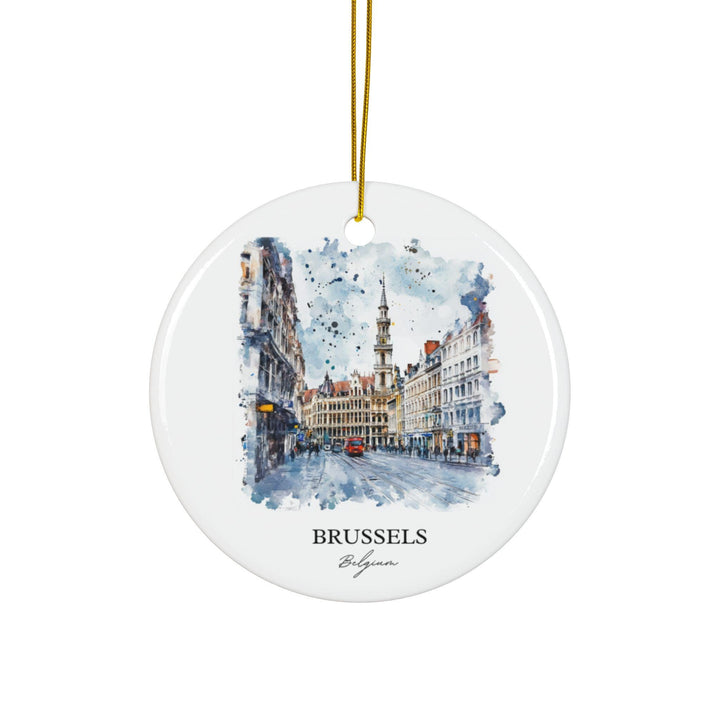 Brussels Ornament: Unique Brussels Belgium Souvenir, Brussels Xmas Decor, and Authentic Brussels Belgium Gift