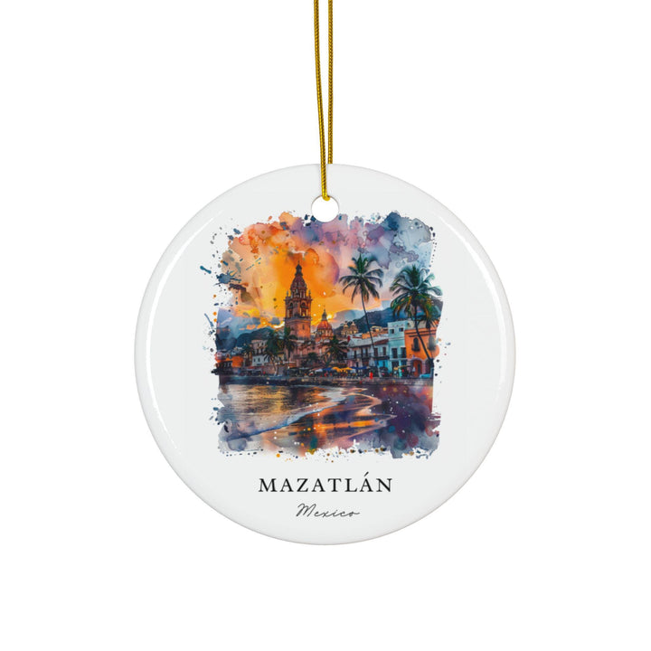 Mazatlan Mexico Ornament: Unique Mazatlan Souvenir, Mazatlan Xmas Decor, and Authentic Mexico Gift