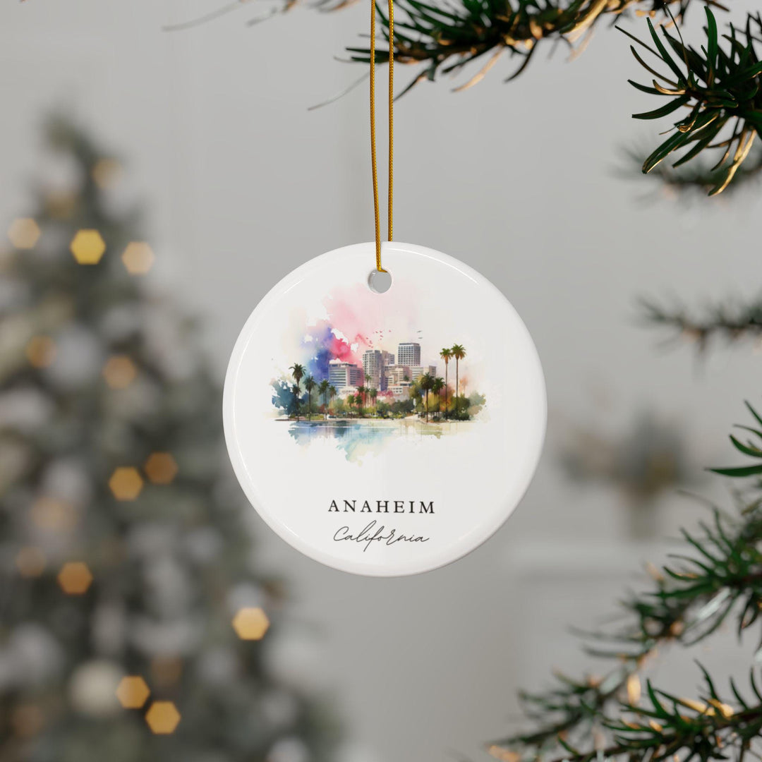 Anaheim, California Christmas Ornament