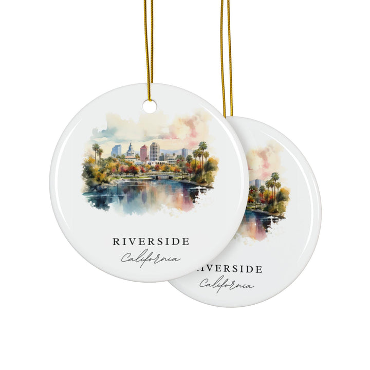 Riverside California Ornament: Unique Riverside Souvenir, Riverside CA Decor, and Authentic Riverside X-mas Gift