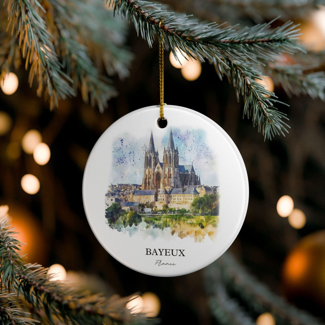 Bayeux France Ornament: Unique Bayeux Souvenir, Bayeux Xmas Decor, and Authentic Bayeux France Gift