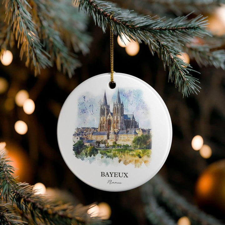 Bayeux France Ornament: Unique Bayeux Souvenir, Bayeux Xmas Decor, and Authentic Bayeux France Gift