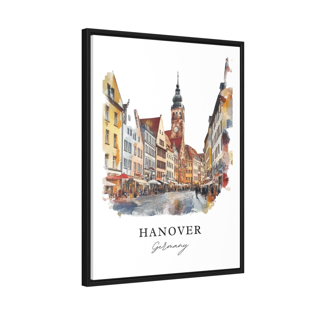 Hanover Germany Wall Art, Hanover Print, Hanover Watercolor Art, Hanover Germany Gift,