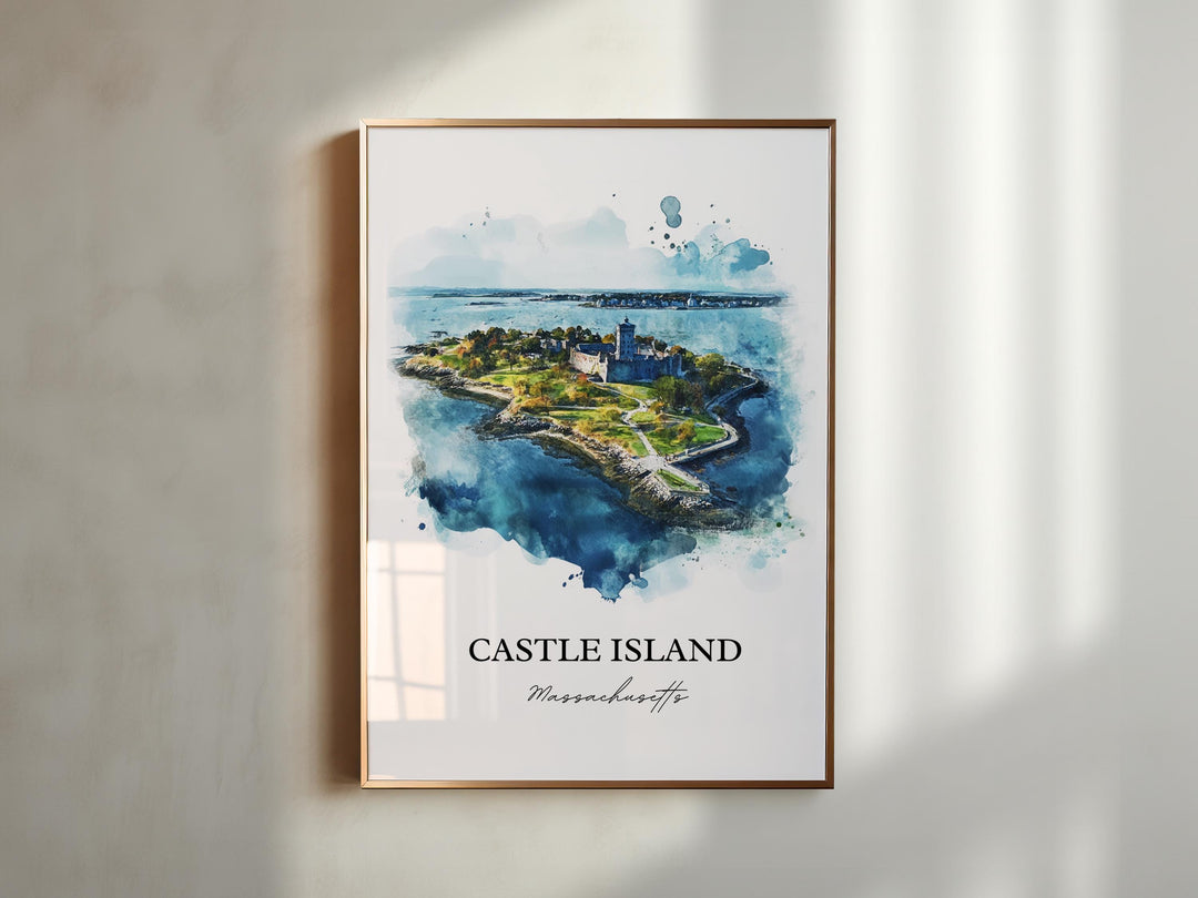 Castle Island Boston Wall Art - Massachusetts Print