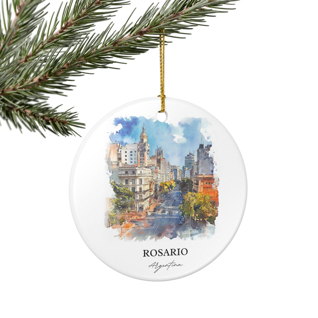 Rosario Argentina Ornament: Unique Rosario Souvenir, Rosario Argentina Xmas Decor, and Authentic Argentina Gift