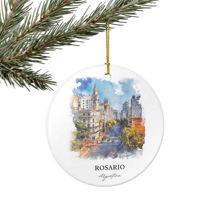 Rosario Argentina Ornament: Unique Rosario Souvenir, Rosario Argentina Xmas Decor, and Authentic Argentina Gift
