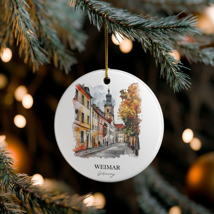 Weimar Germany Ornament: Unique Weimar Souvenir, Weimar Xmas Decor, and Authentic Weimar Germany Gift