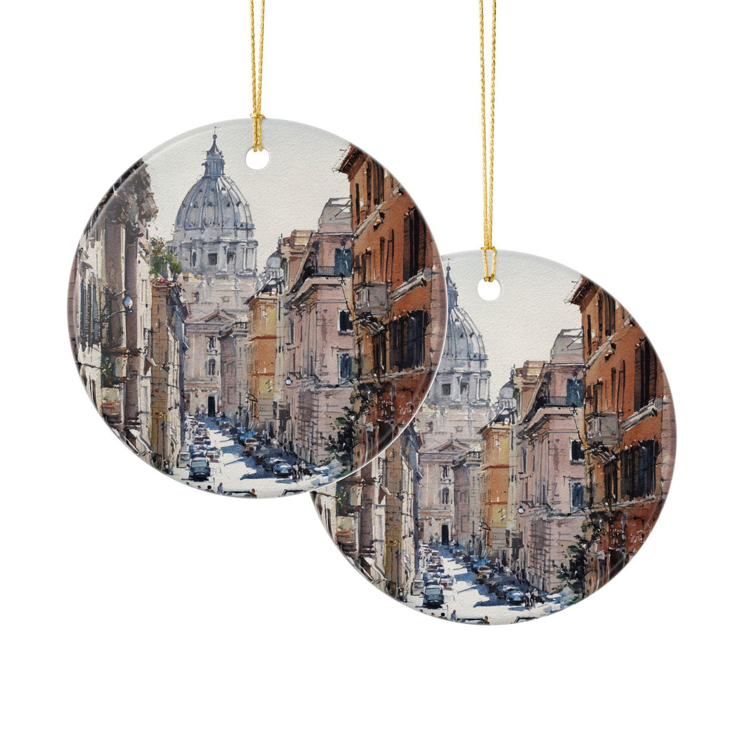 Rome Italy Ornament: Unique Rome Souvenir, Rome Xmas Decor, and Authentic Rome Italia Gift