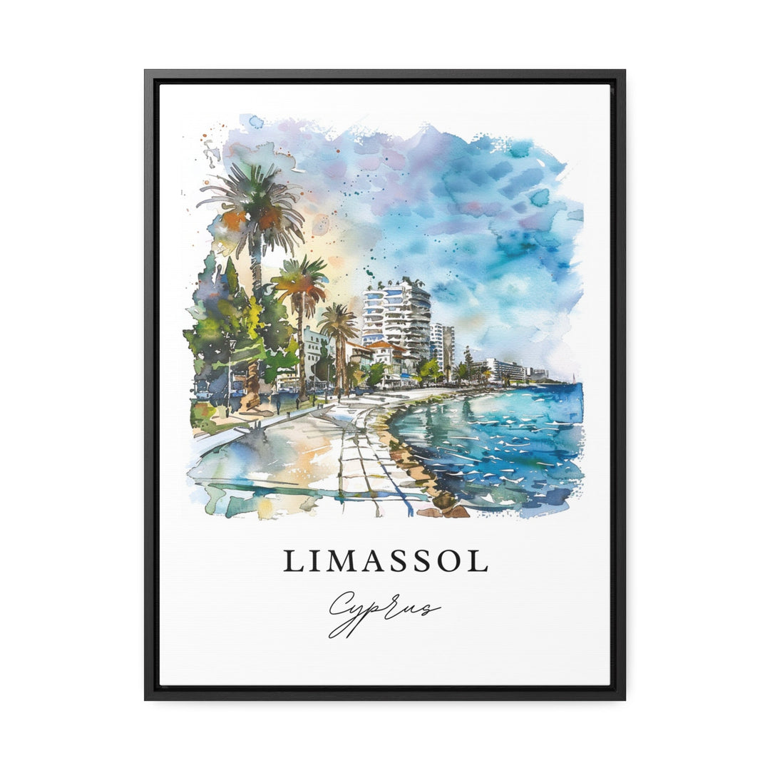 Limassol Wall Art, Cyprus Print, Limassol Wall Art, Limassol Gift, Limassol Travel Print, Travel Poster, Travel Gift, Housewarming Gift