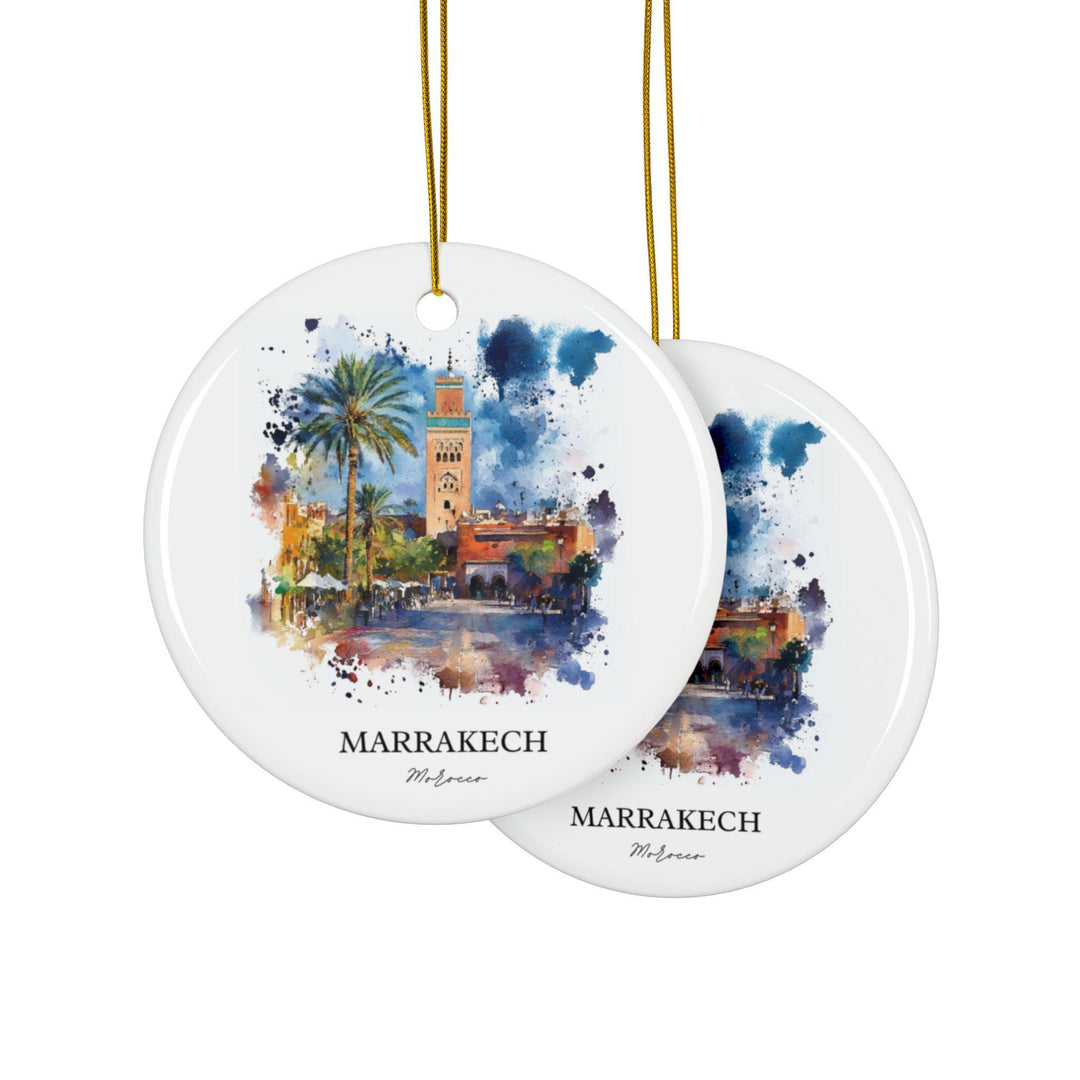 Marrakech Ornament: Unique Marrakech Souvenir, Morocco Xmas Decor, and Authentic Marrakech Morocco Gift