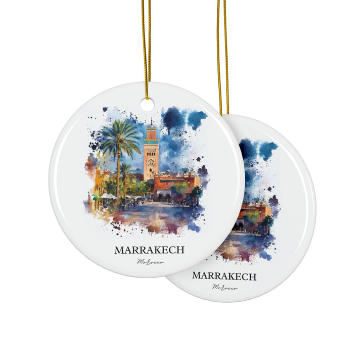 Marrakech Ornament: Unique Marrakech Souvenir, Morocco Xmas Decor, and Authentic Marrakech Morocco Gift