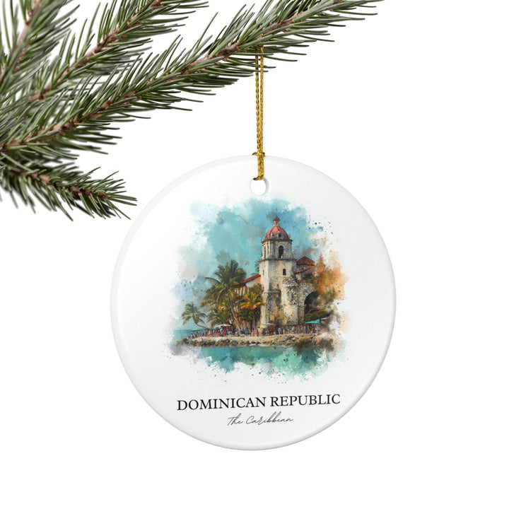 Dominican Republic Ornament: Unique DR Souvenir, Caribbean Xmas Decor, and Authentic Punta Cana Gift