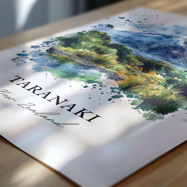 Taranki Wall Art - New Zealand Print