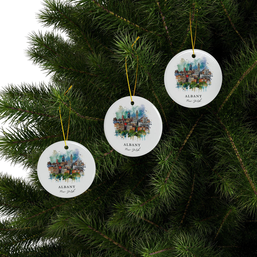 Albany, New York Christmas Ornament