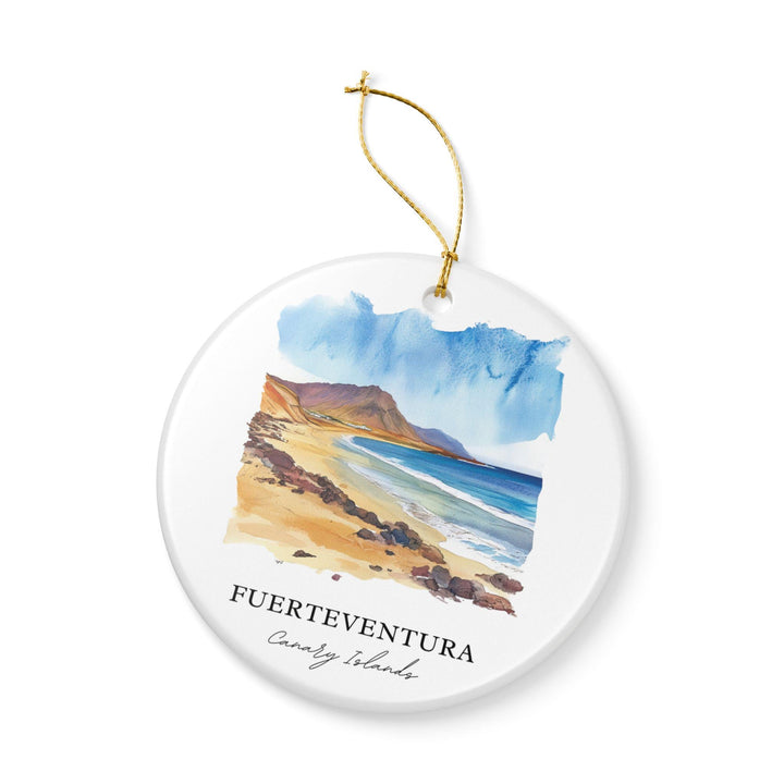 Fuerteventura Ornament: Unique Fuerteventura Souvenir, Canary Islands Xmas Decor, and Authentic Canary Islands Gift