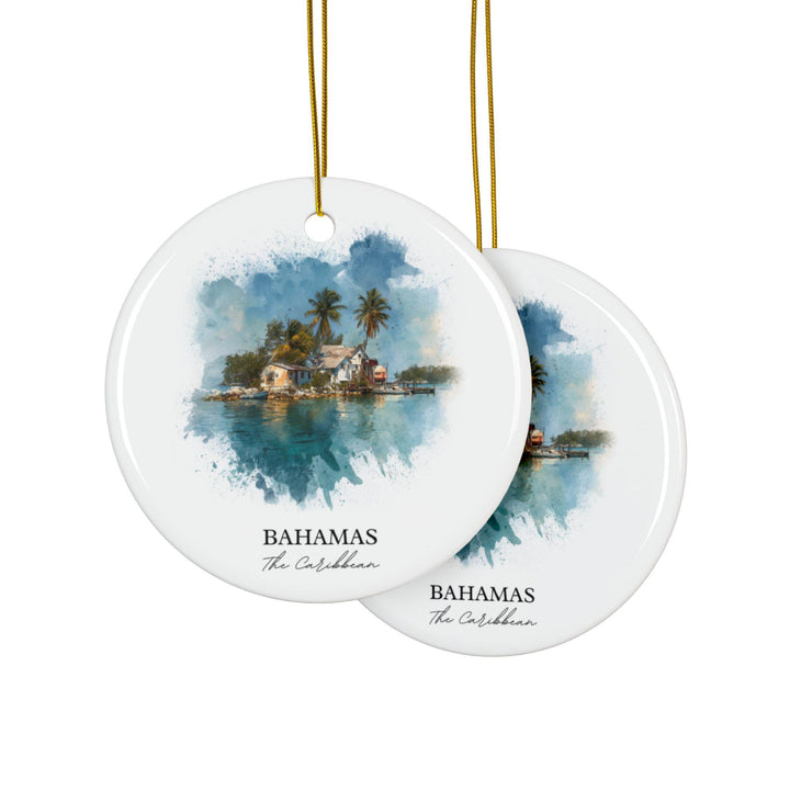 Bahamas Ornament: Unique Bahamas Souvenir, Bahamas Xmas Decor, and Authentic Bahamas Gift