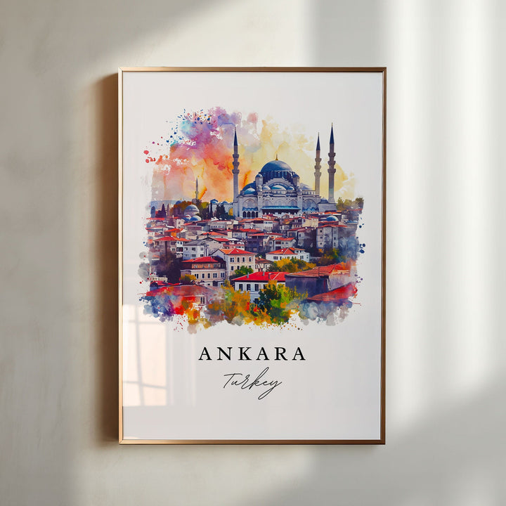 Ankara Wall Art - Turkey Print